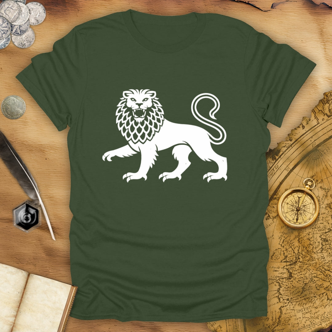 Heraldic Lion - Passant Regardant - T-Shirt