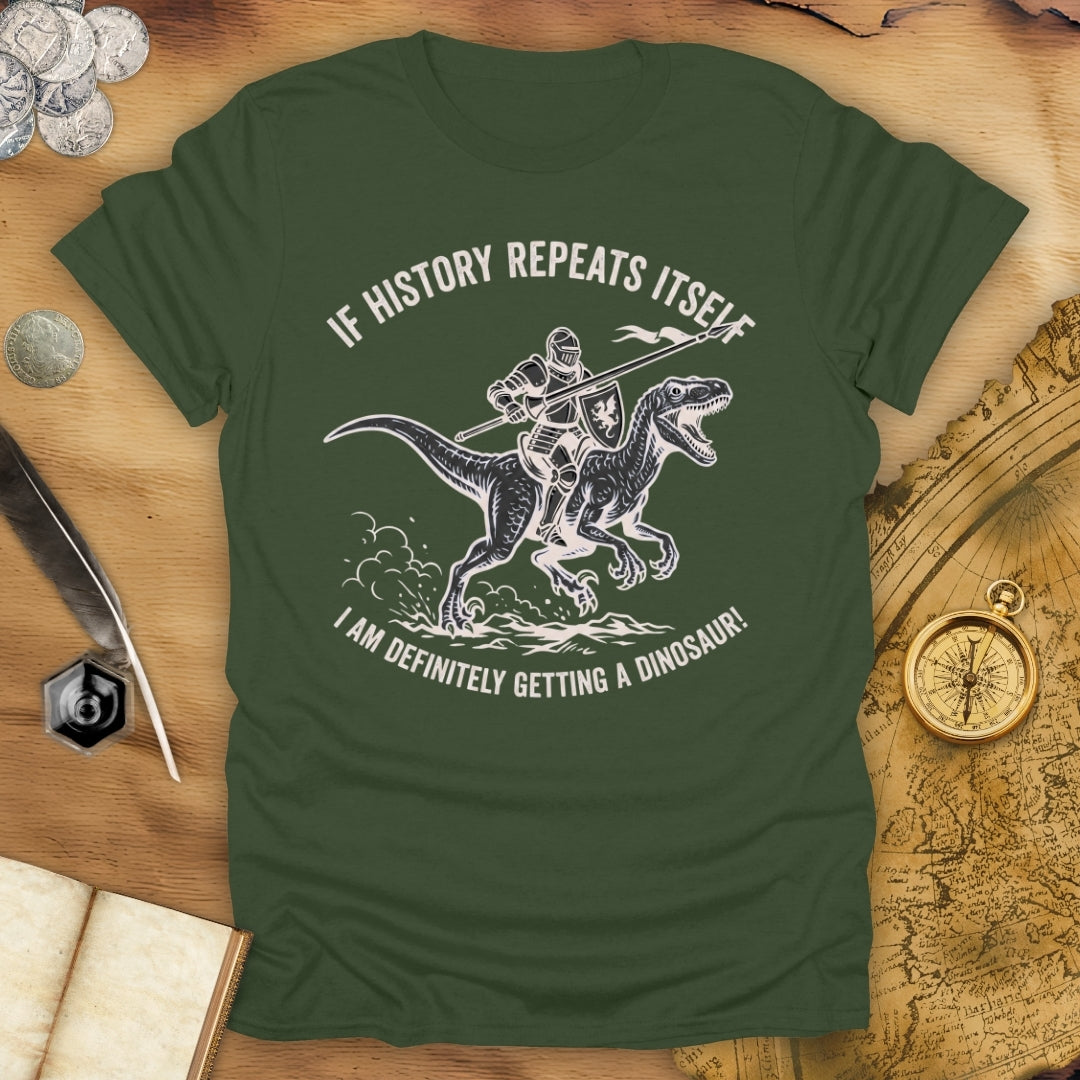 Getting A Dinosaur T-Shirt