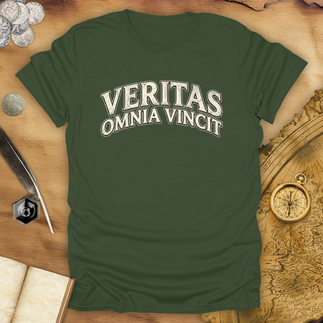 Truth Conquers All Things - Veritas Omnia  Vincit T-Shirt