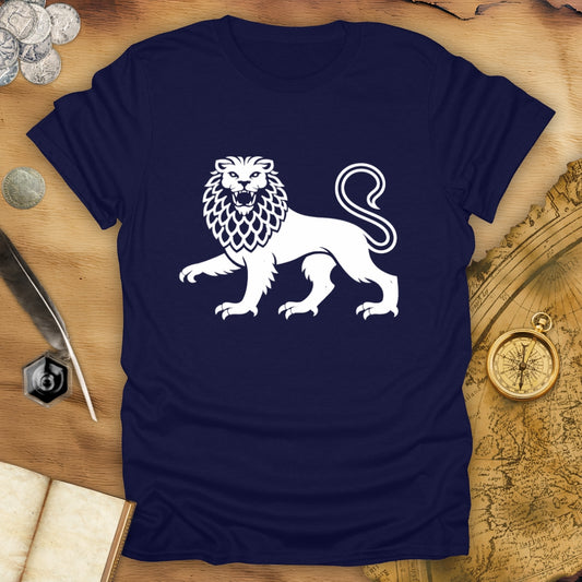 Heraldic Lion - Passant Regardant - T-Shirt