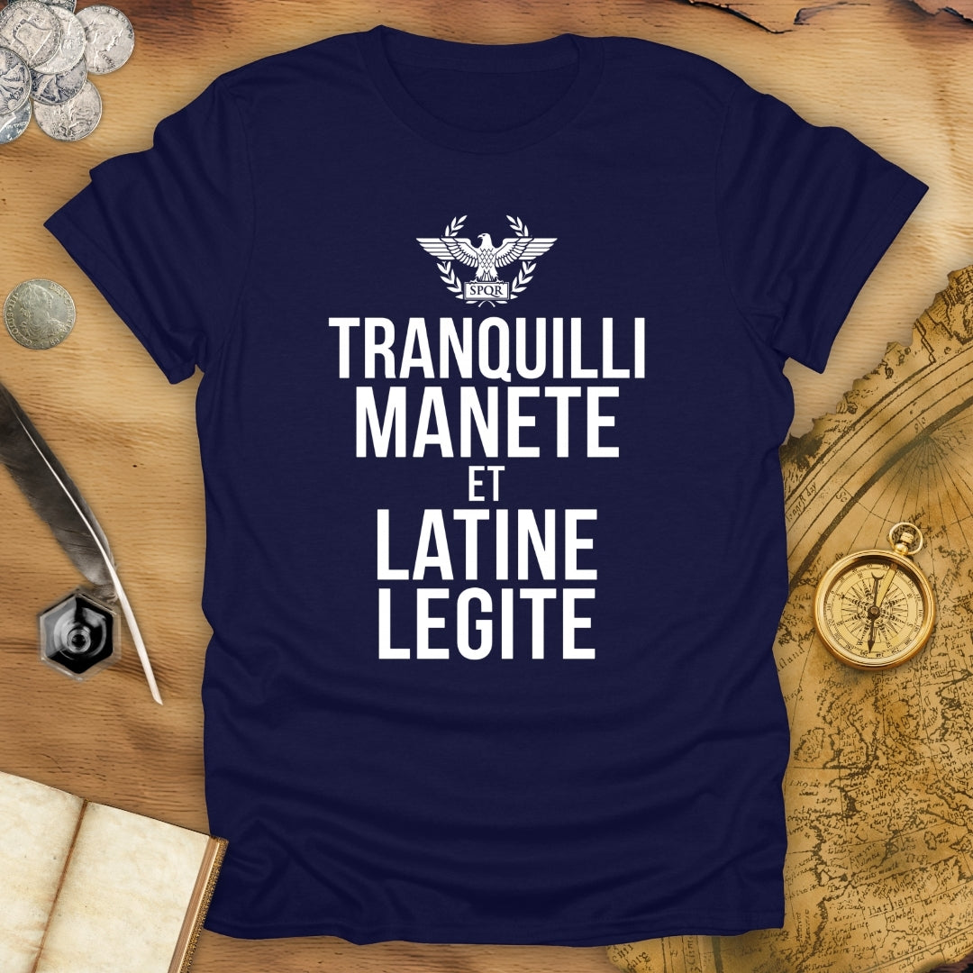 Keep Calm Read Latin T-Shirt