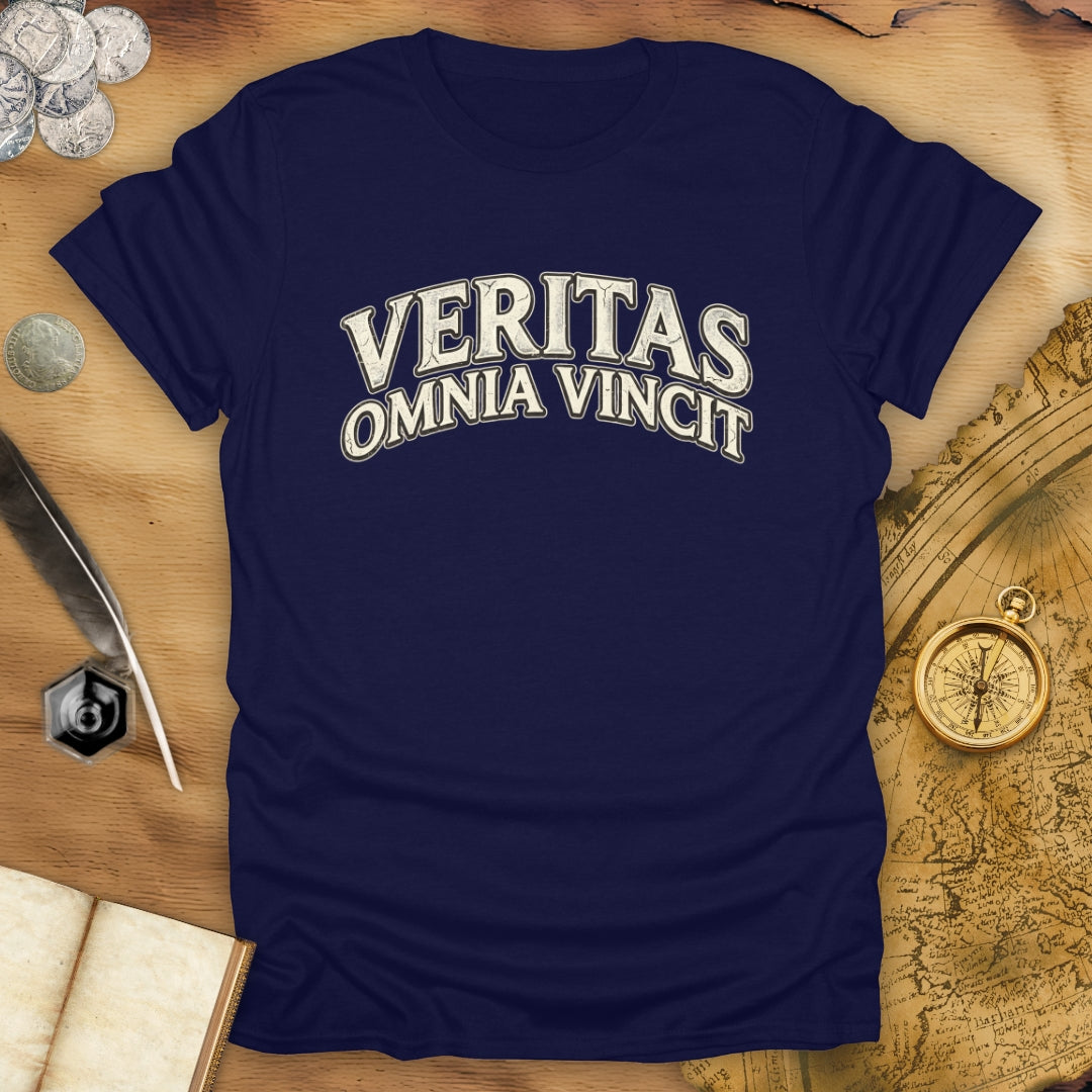 Truth Conquers All Things - Veritas Omnia  Vincit T-Shirt