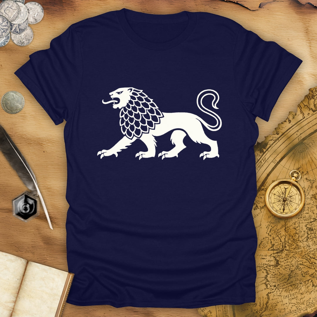 Heraldic Lion - Passant - T-Shirt
