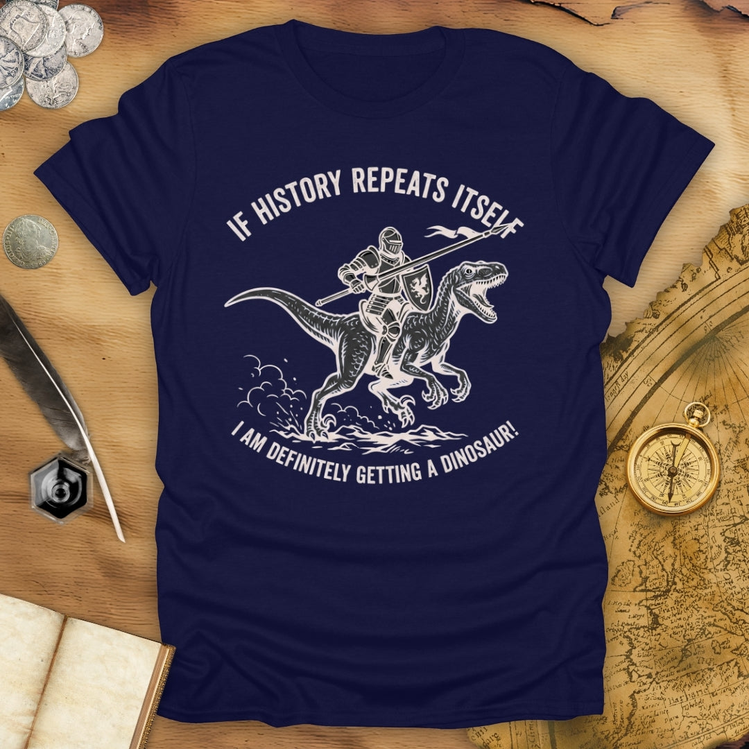 Getting A Dinosaur T-Shirt